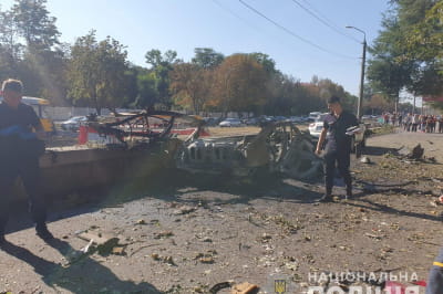 Вибух авто у Дніпрі