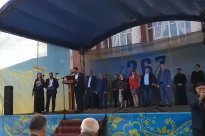 Мэр Сергей Лупашко на Дне города Кодыма (Одесская область)