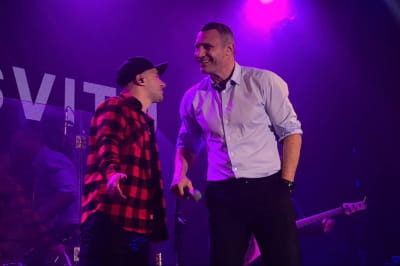 Кличко спел с группой Karta Svitu