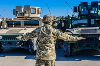 Украинский военнослужащий