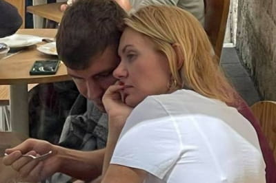 Люди похожие на нардепов Антона Полякова и Анну Скороход отдыхали вместе во Львове