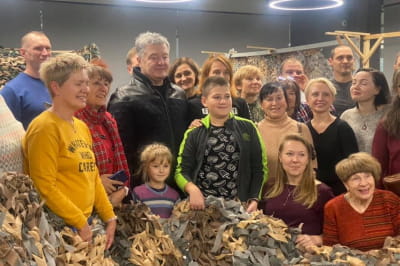 Порошенко з волонтерами 