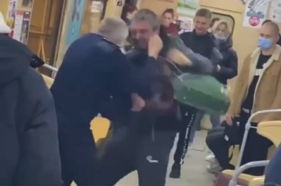 Драка в метро Харькова
