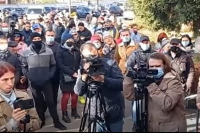 Акція протесту під "Житомиргаз"