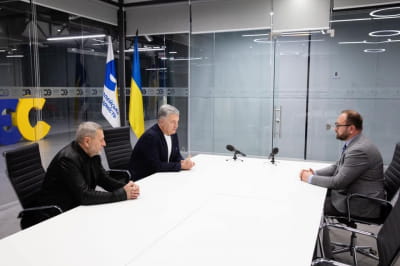 Ахтем Чийгоз, Петр Порошенко и Николай Полозов