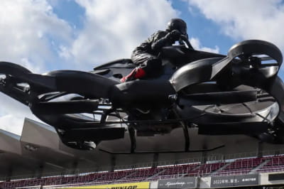 В Японии создали летающий мотоцикл