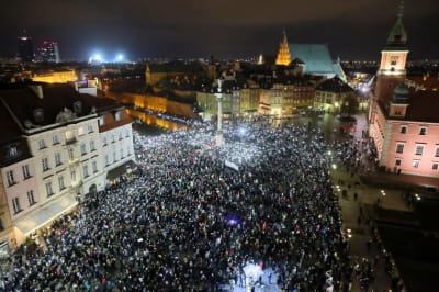 Протесты в Польше
