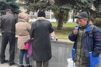 Раздача пищи