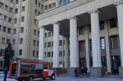 В Харьковском университете Каразина пожар
