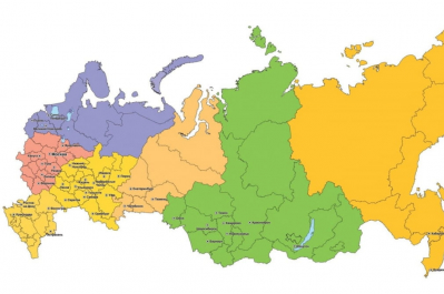 Мапа Росії