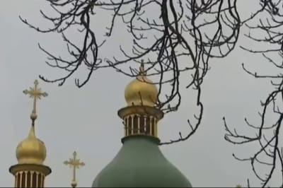 З Софіївського собору здуло хрест