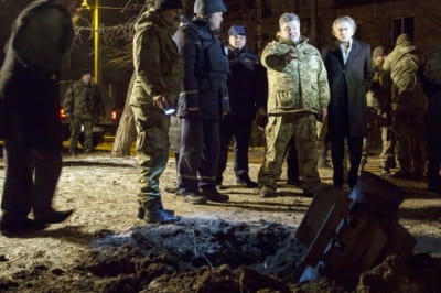 Бернар-Анри Леви и Порошенко