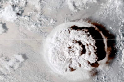 Виверження підводного вулкану біля Королівства Тонга