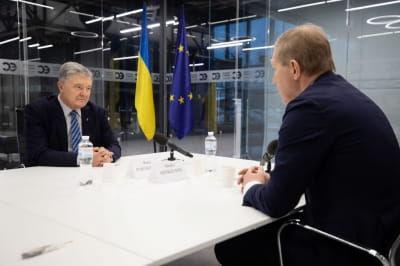 Петро Порошенко та Марк Мікельсон