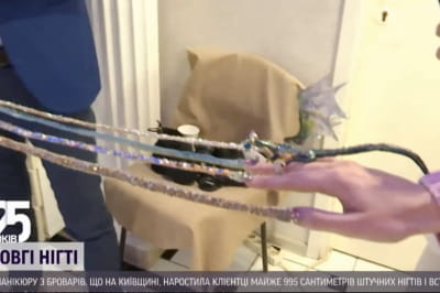 у Броварах дівчина наростила нігті та встановила рекорд