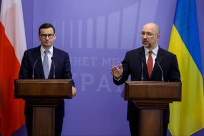 Матеуш Моравецький і Денис Шмигаль