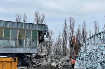 На ВДНГ у Києві зносять павільйон, де раніше проходив "Кураж"