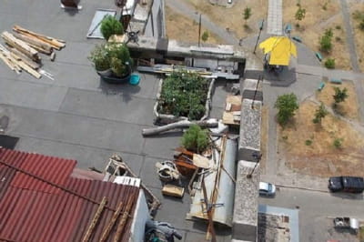 Дача на даху панельки