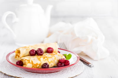 Млинці з вишнею