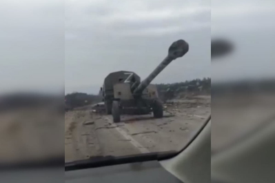 Разбитая российская техника