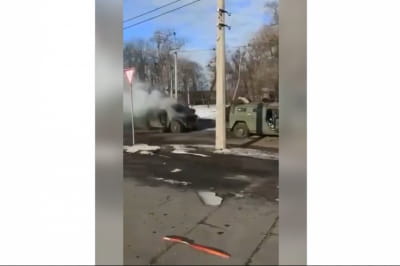 Сталена техника оккупантов под Харьковом
