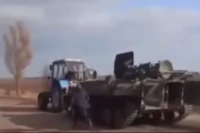 Цигани з Херсонщини викрали танк окупантів