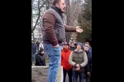 Мэр и жители Конотопа