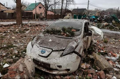 Зруйнований Ірпінь
