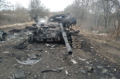 Уничтоженная техника российских военных