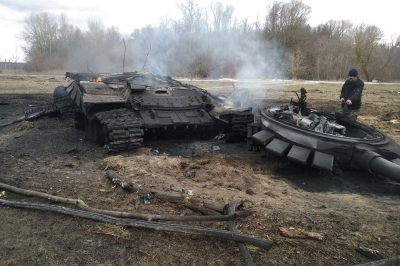 Уничтоженная техника российских военных