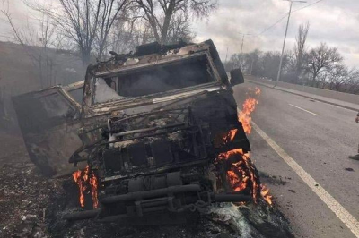 Російська техніка, розбита під Миколаєвом