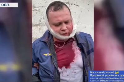 Затриманий російський окупант