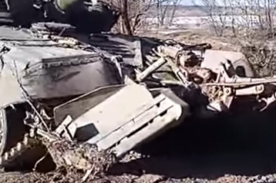 Зруйнований російський танк
