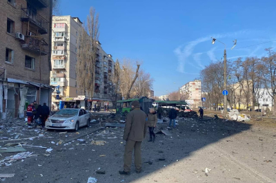 Рештки російської ракети впали на Куренівці