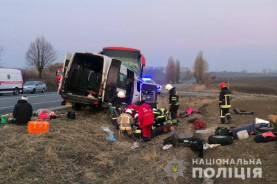 В ДТП в Хмельницкой области попали переселенцы