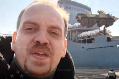 ремлівський прихвостень створив сюжет з порту українського міста Бердянсь