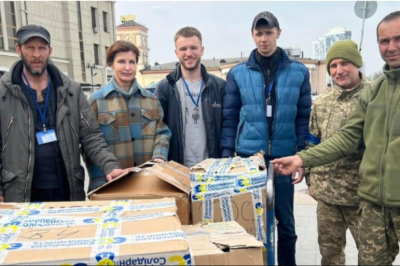 Марина Порошенко з волонтерами