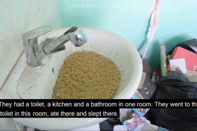 "Быт" российских орков в Тростянце