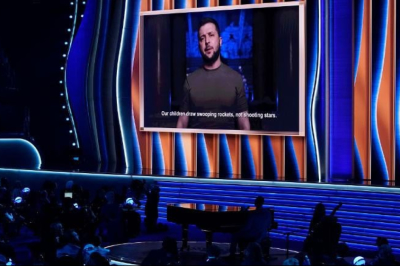 Зеленський виступив на церемонії вручення премії Ґреммі