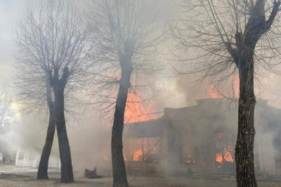Наслідки обстрілу на Луганщині