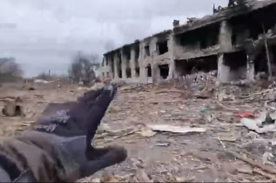 Зруйноване росіянами село на Чернігівщині