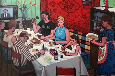 художница показала "светлое" будущее россии