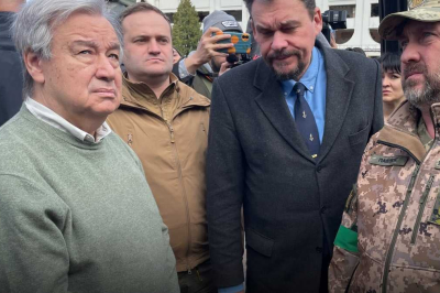 Генсек ООН в Бородянке