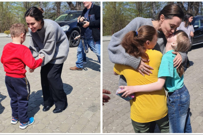 Анджелина Джоли и дети