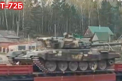 В Беларуси заметили разгрузку эшелона с военной техникой