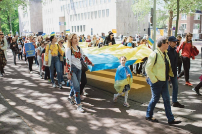 Акція на підтримку Маріуполя та України