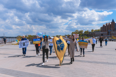 Акция в поддержку защитников Мариуполя