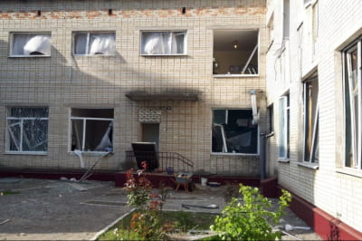 Последствия обстрела Ахтырки