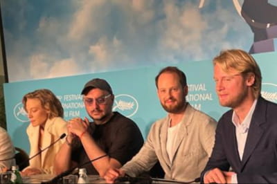 Сєрєбрєнніков на прес-конференції Канського кінофестивалю