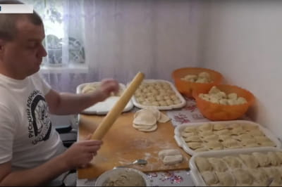 Лепка вареников